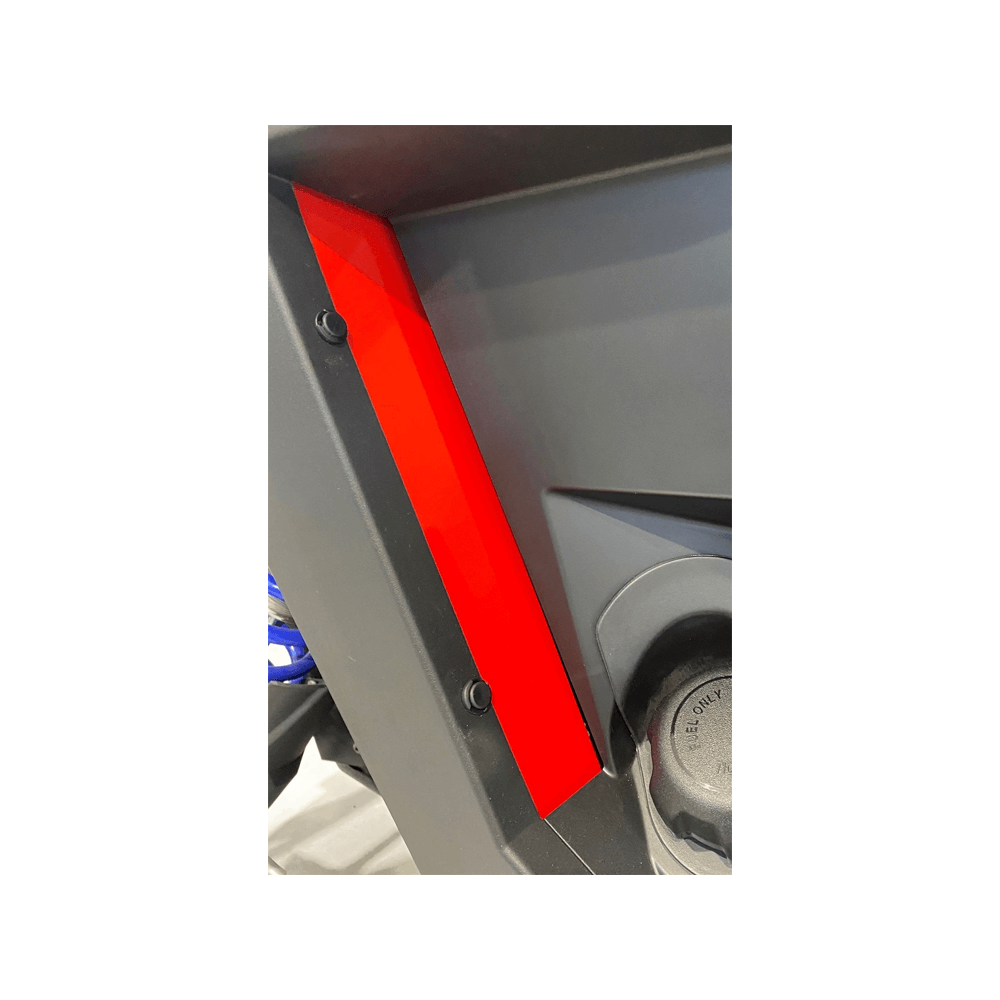 Polaris Pro XP / Pro R / Turbo R Splash Guard Kit AJK Offroad Red