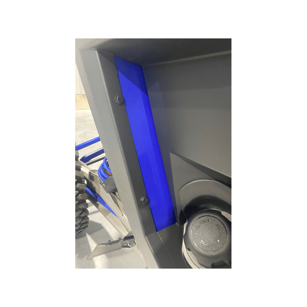 Polaris Pro XP / Pro R / Turbo R Splash Guard Kit AJK Offroad Blue