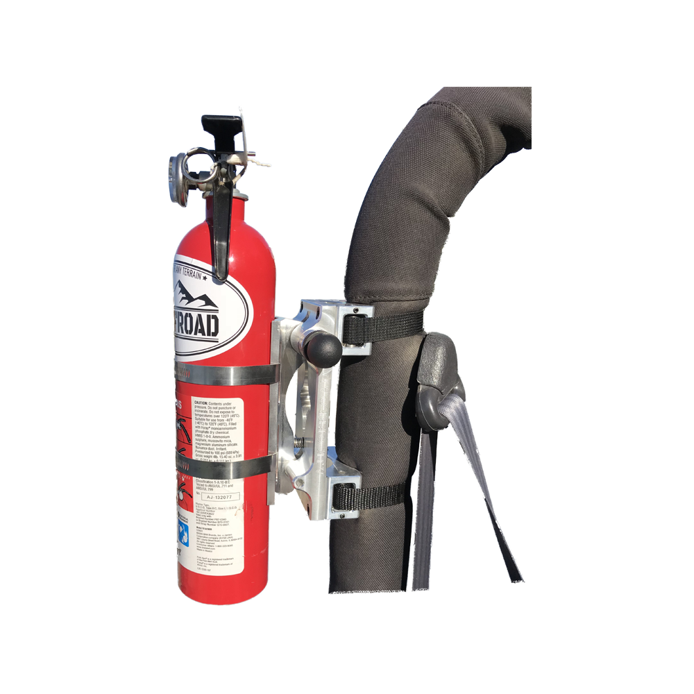 Quick Shot Fire Extinguisher Mount - Quick Release - Truck, Jeep, ATV, SXS Part AJK Offroad