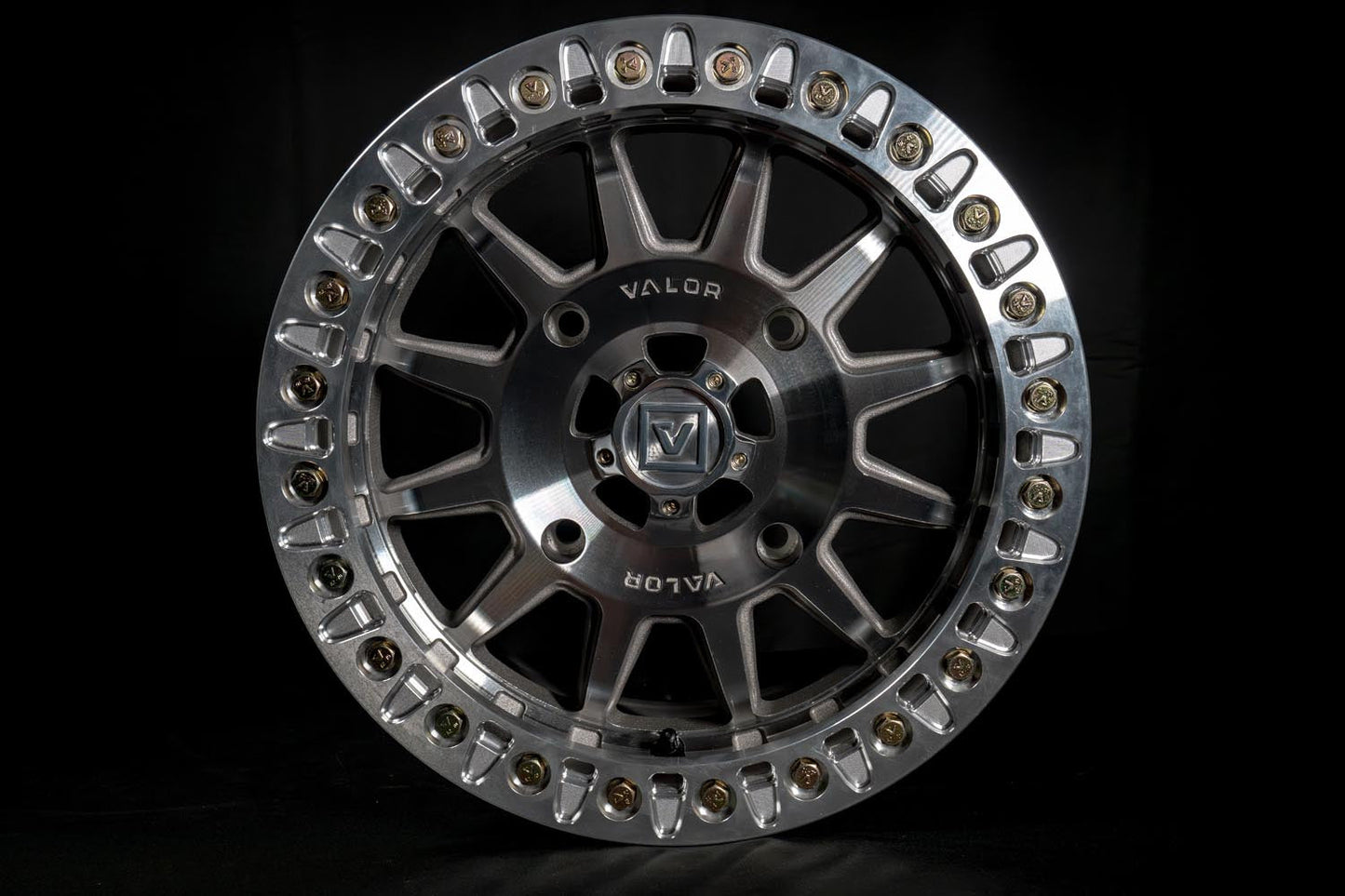 V09 Raw Machined UTV Beadlock - Valor Offroad