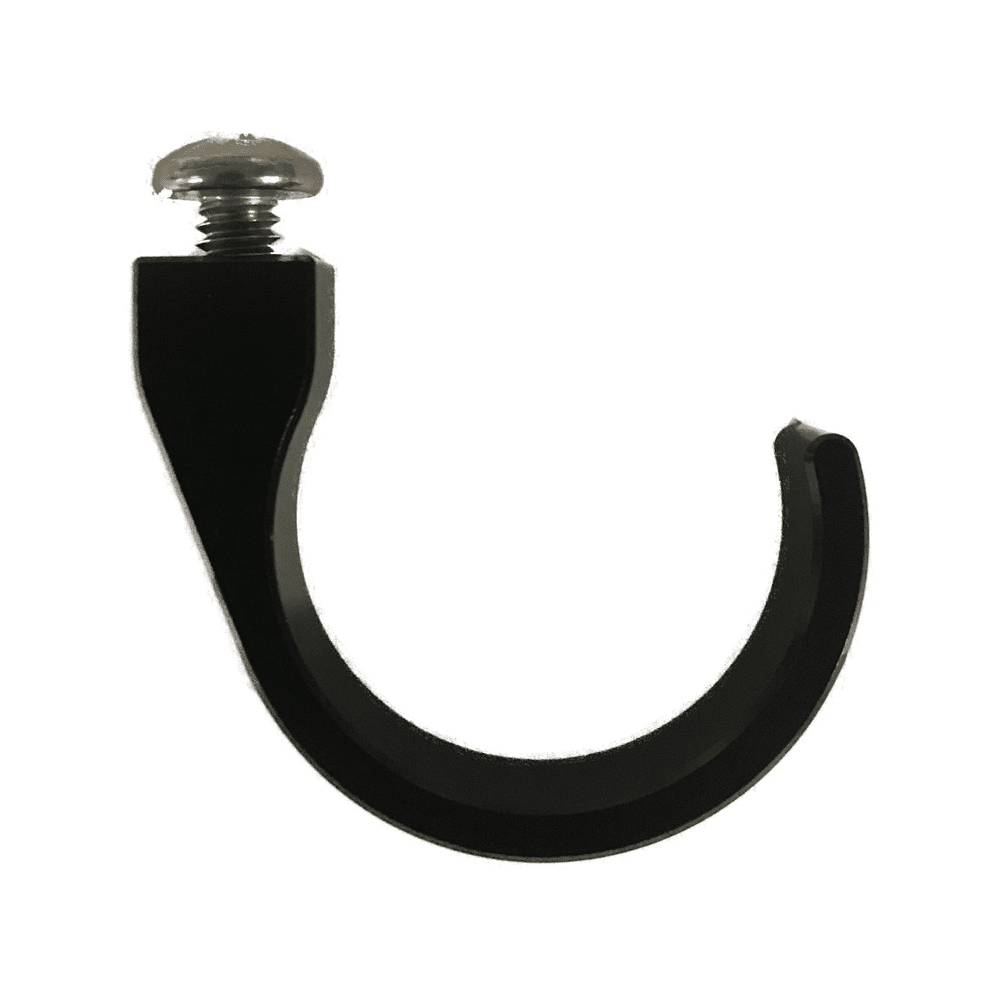 Billet Aluminum Windshield Clamp "U" Clamp AJK Offroad 1.50" Black