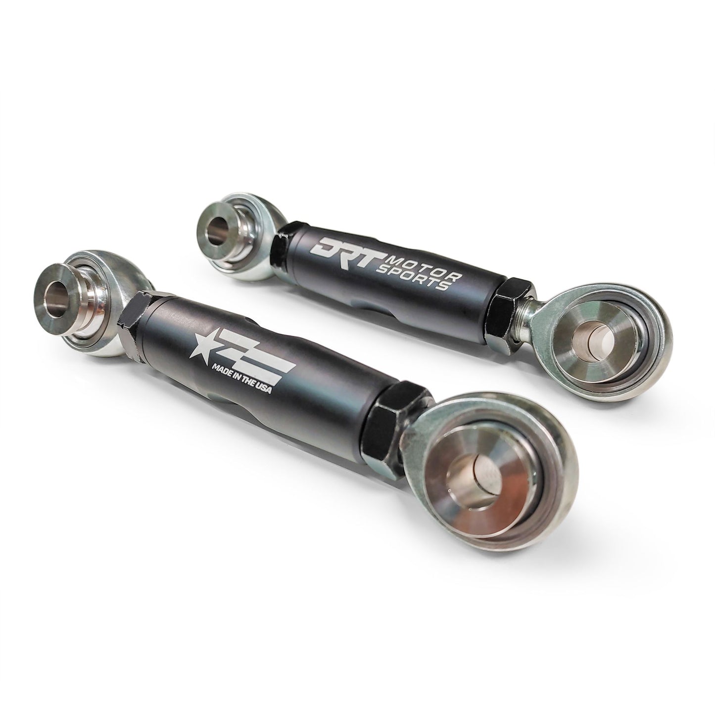 DRT Motorsports Billet Aluminum Barrel Adjustable Sway Bar Link Kit (M12), Polaris
