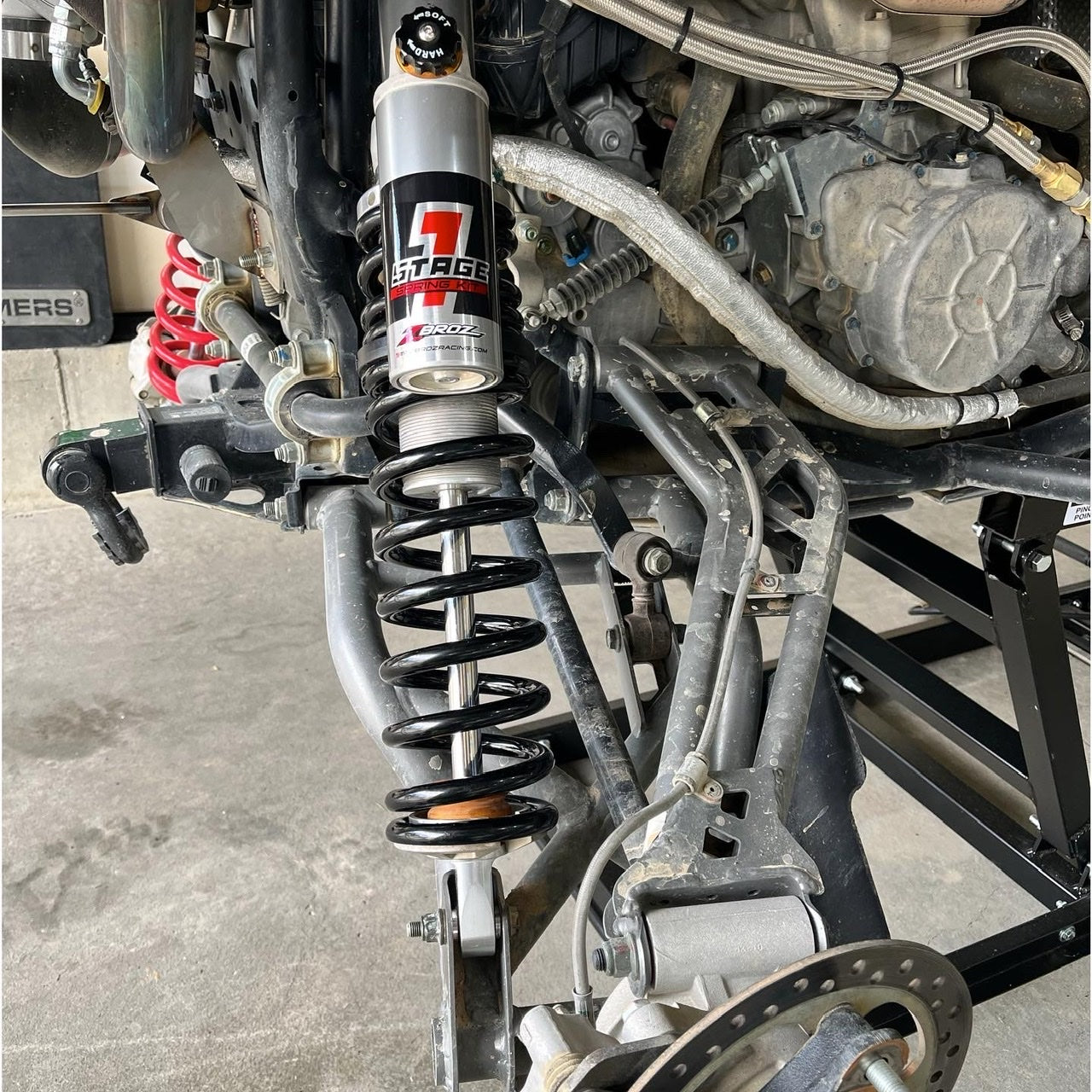 ZBROZ POLARIS GENERAL 1000 4 Seater STAGE 1 SPRING KIT W.E. SHOCK