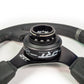 Universal 6-Bolt quick release steering wheel adapter installed