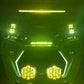 11" THIN MINI LED LIGHT BAR - (78 WATT) - AMBER - Mwhips
