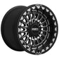 Delta 6R Beadlock | Satin Black Contrast Cut