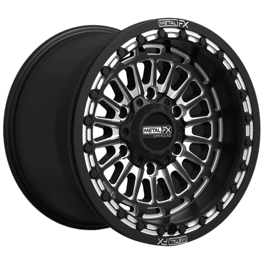 Delta 6R Beadlock | Satin Black Contrast Cut