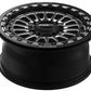 Delta 6R Beadlock | Satin Black Contrast Cut