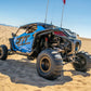 DRT Motorsports Straight Hex Bar Radius Rod Set, Black - Polaris Pro/Turbo R Platform