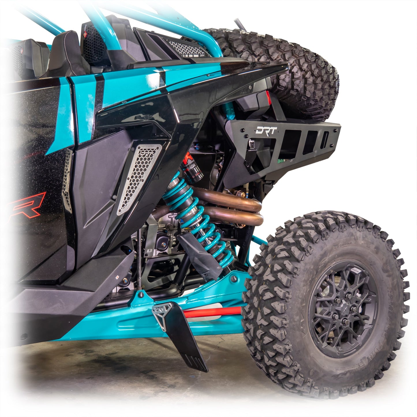 Polaris RZR wheels and extended fender clearance for 35″ tires