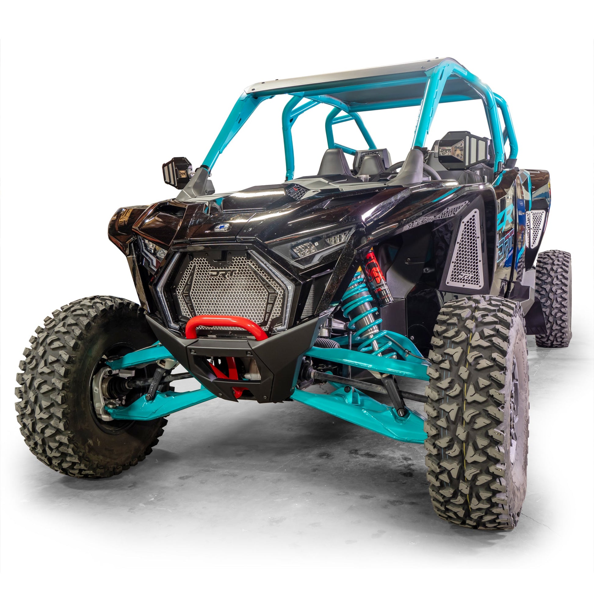 Polaris RZR 2025 Pro Series Fender Kit installed front view