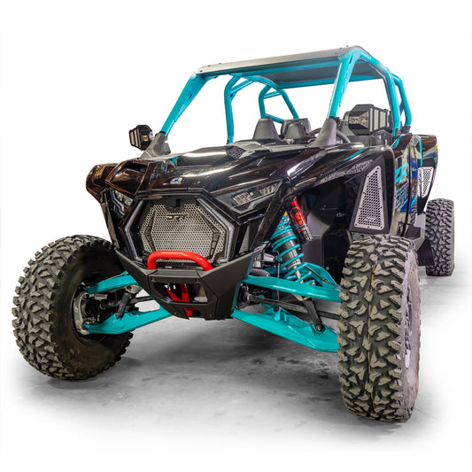 Polaris RZR 2025 Pro Series Fender Kit installed front view