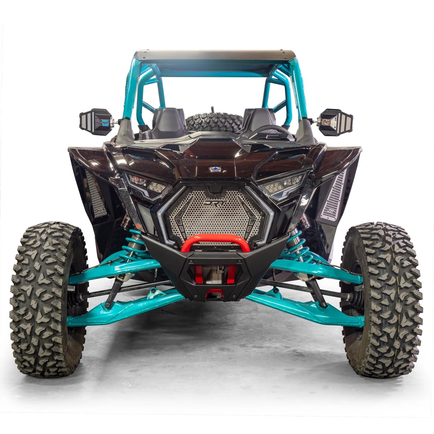 Polaris RZR 2025 Pro Series Fender Kit installed front view