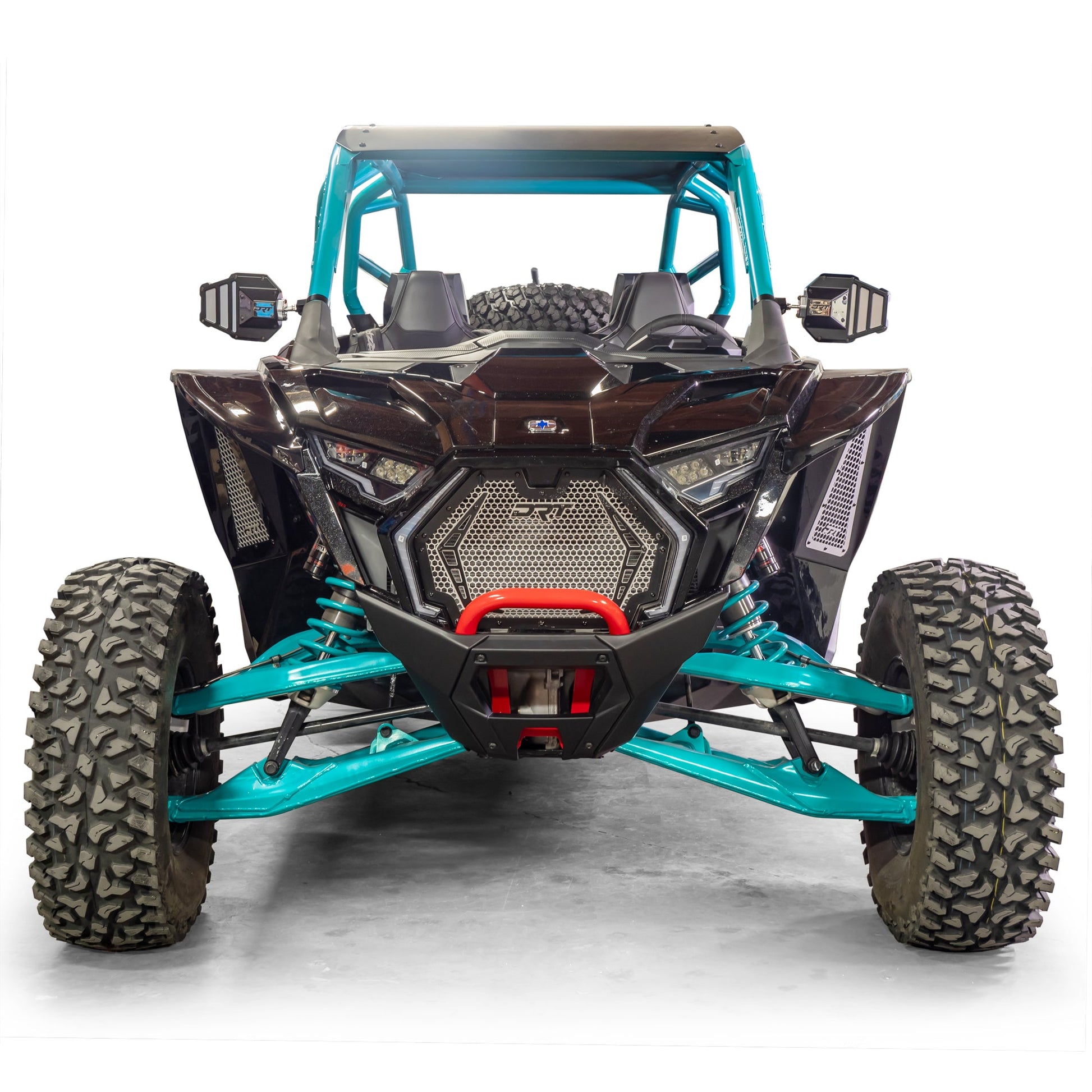 Polaris RZR 2025 Pro Series Fender Kit installed front view