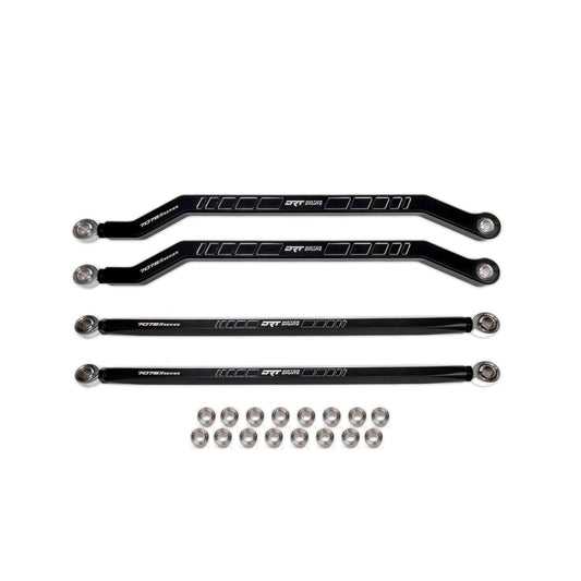 DRT Motorsports Billet Aluminum Race Series 7075 XD High Clearance Radius Rod Set For Polaris Pro R / Pro S / Turbo R