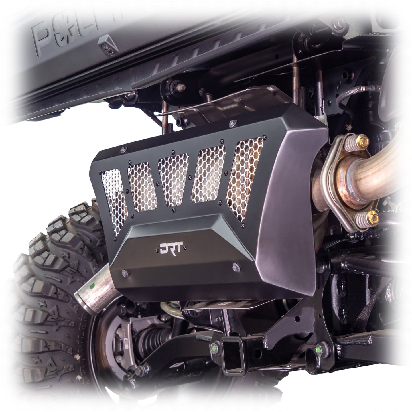 DRT Polaris 2024+ XPEDITION Exhaust Cover Close up