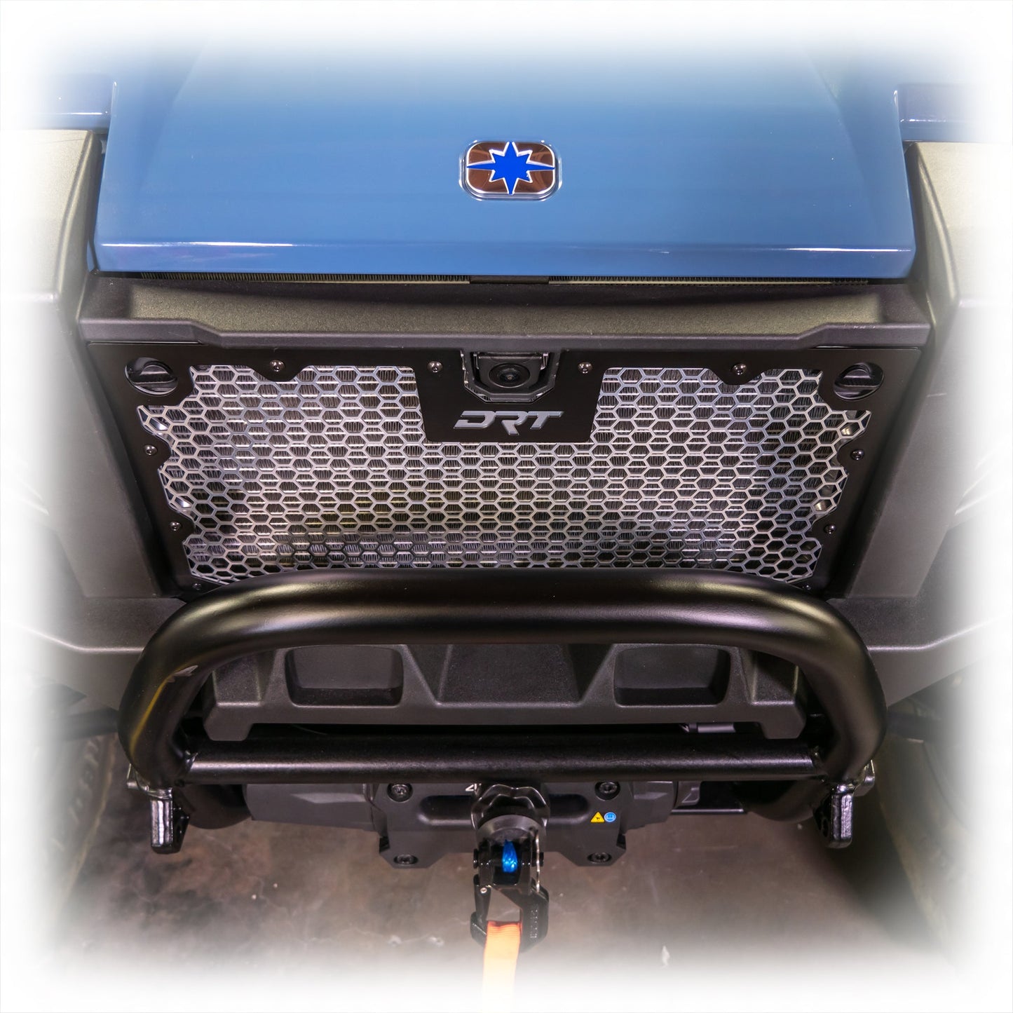 Close up of mesh grille panel designed for Xpedition