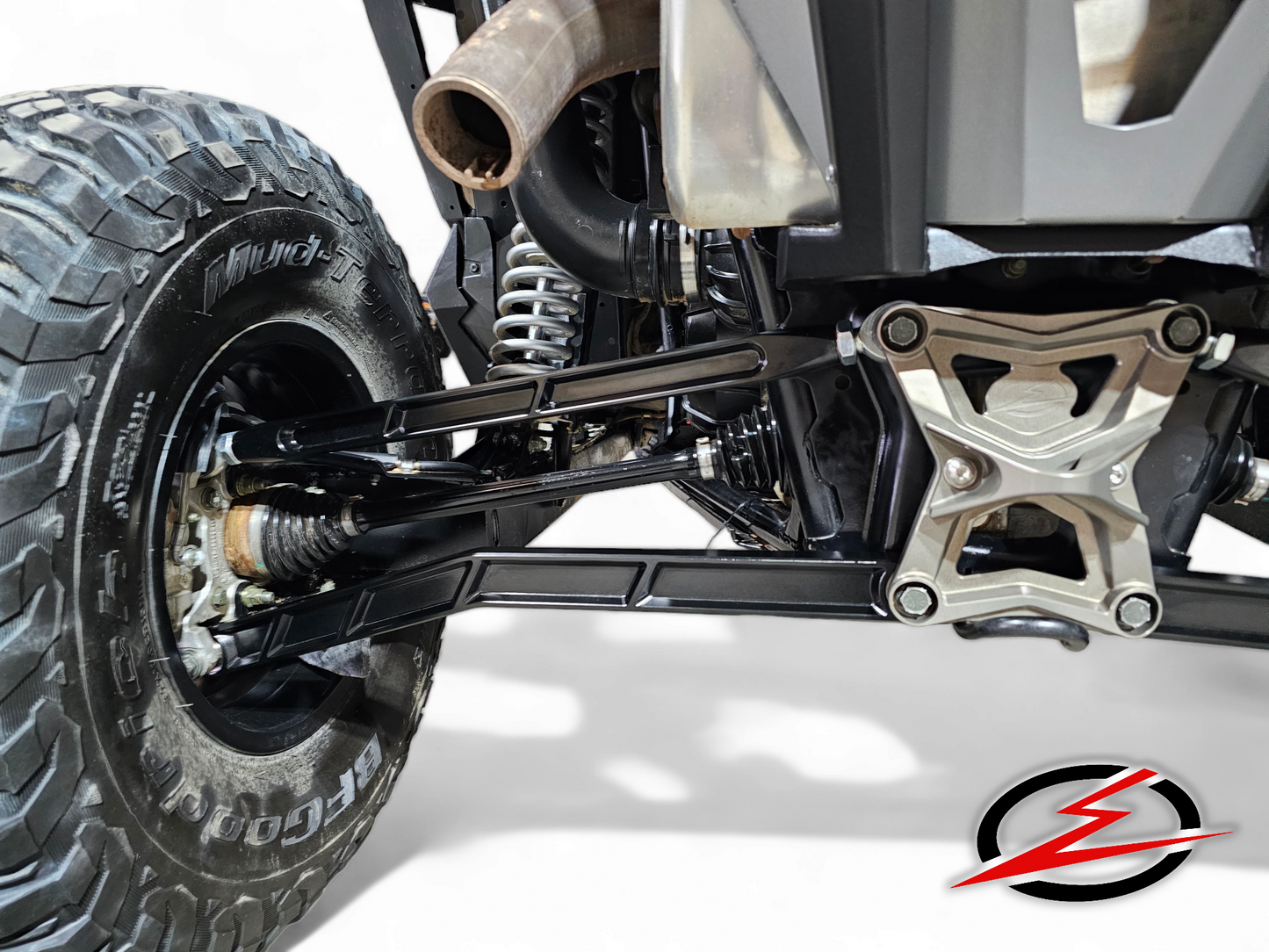 2020 to Current Polaris RZR Pro XP Radius Rods in Black Finish