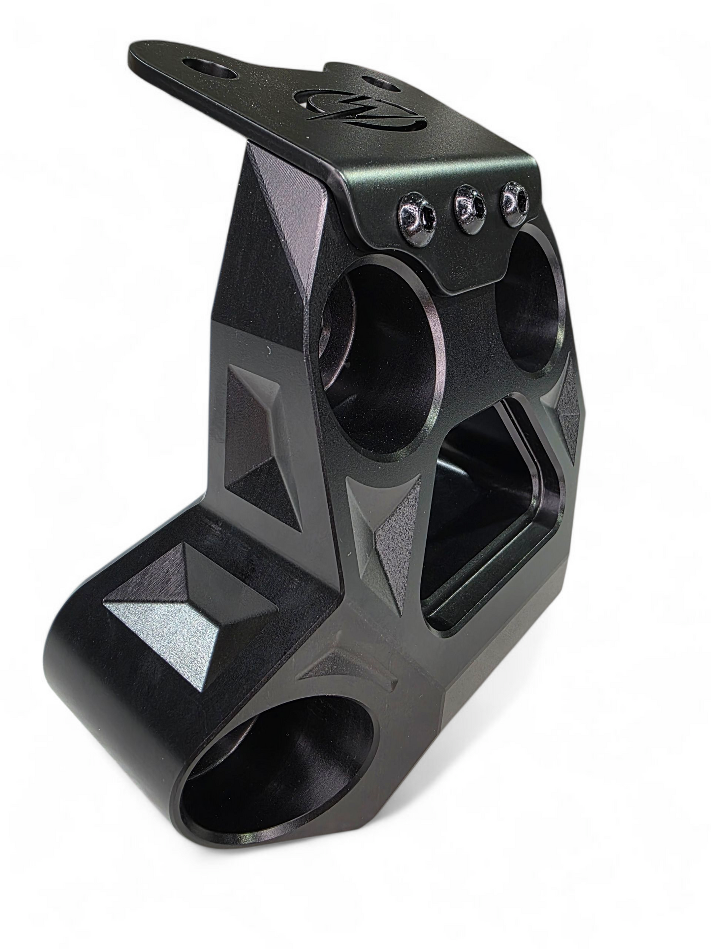 2024+ Can Am Maverick R Billet Radius Rod Plate (Black)