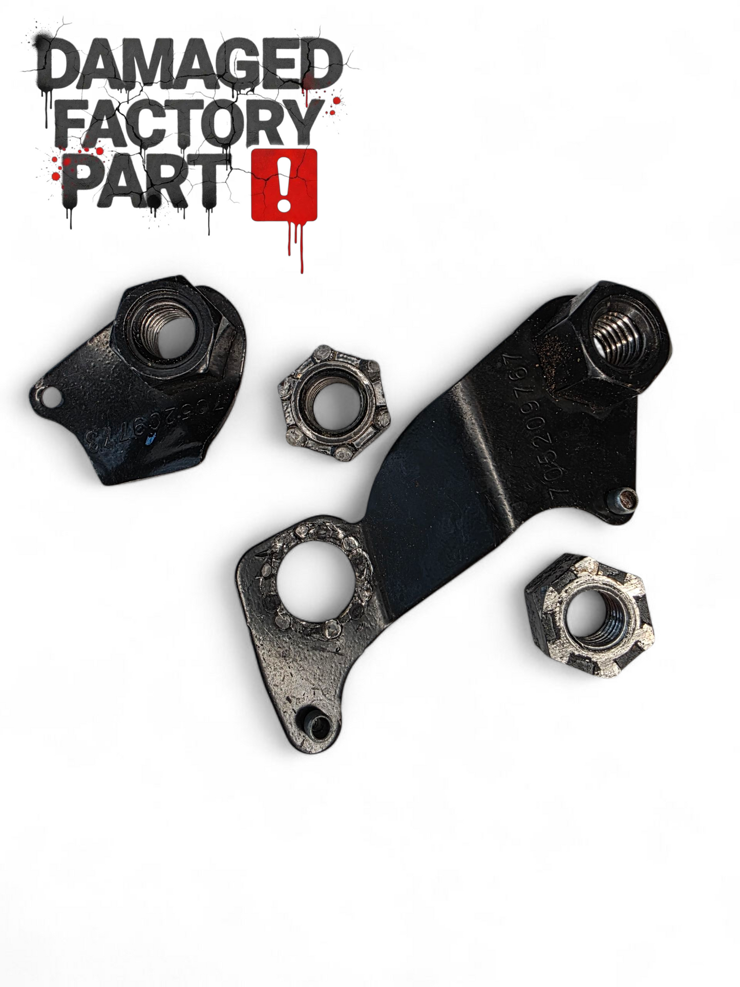 2024+ Can Am Maverick R Rear Link Nut Plate Kit