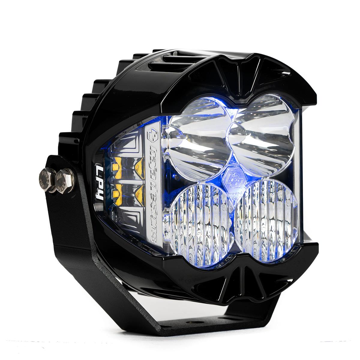 LP4 Pro LED Auxiliary Light Pod Light Pattern Driving/Combo Green Backlight Baja Designs