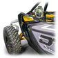 Aggressive front fender extension kit for Maverick R 2024+, protects suspension and cockpit