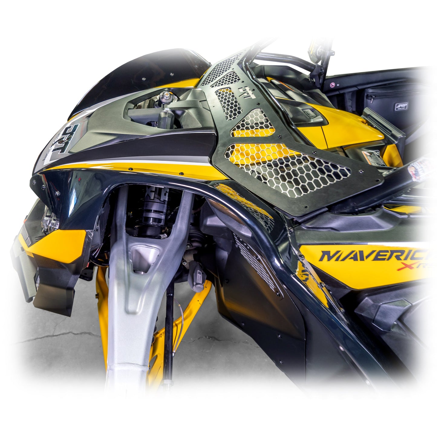 2024+ Maverick R front fender kit, smooth finish, some drilling required for install