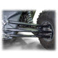 DRT Can-Am Maverick X3 2017+ Billet Aluminum 3-PC Radius Rod Plate Kit Right Wheel Rods close up