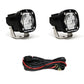 S1 Work/Scene LED Light with Mounting Bracket Pair Baja Designs