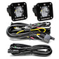 LED Light Pods S1 Pair Work/Scene LED Flush Mount Backup Kit Baja Designs