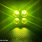 3" 40W 3400L YELLOW SPOT/FLOOD COMBO - PAIR - Mwhips