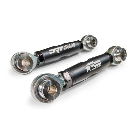 DRT Motorsports Billet Aluminum Barrel Adjustable Sway Bar Link Kit (M12), Polaris
