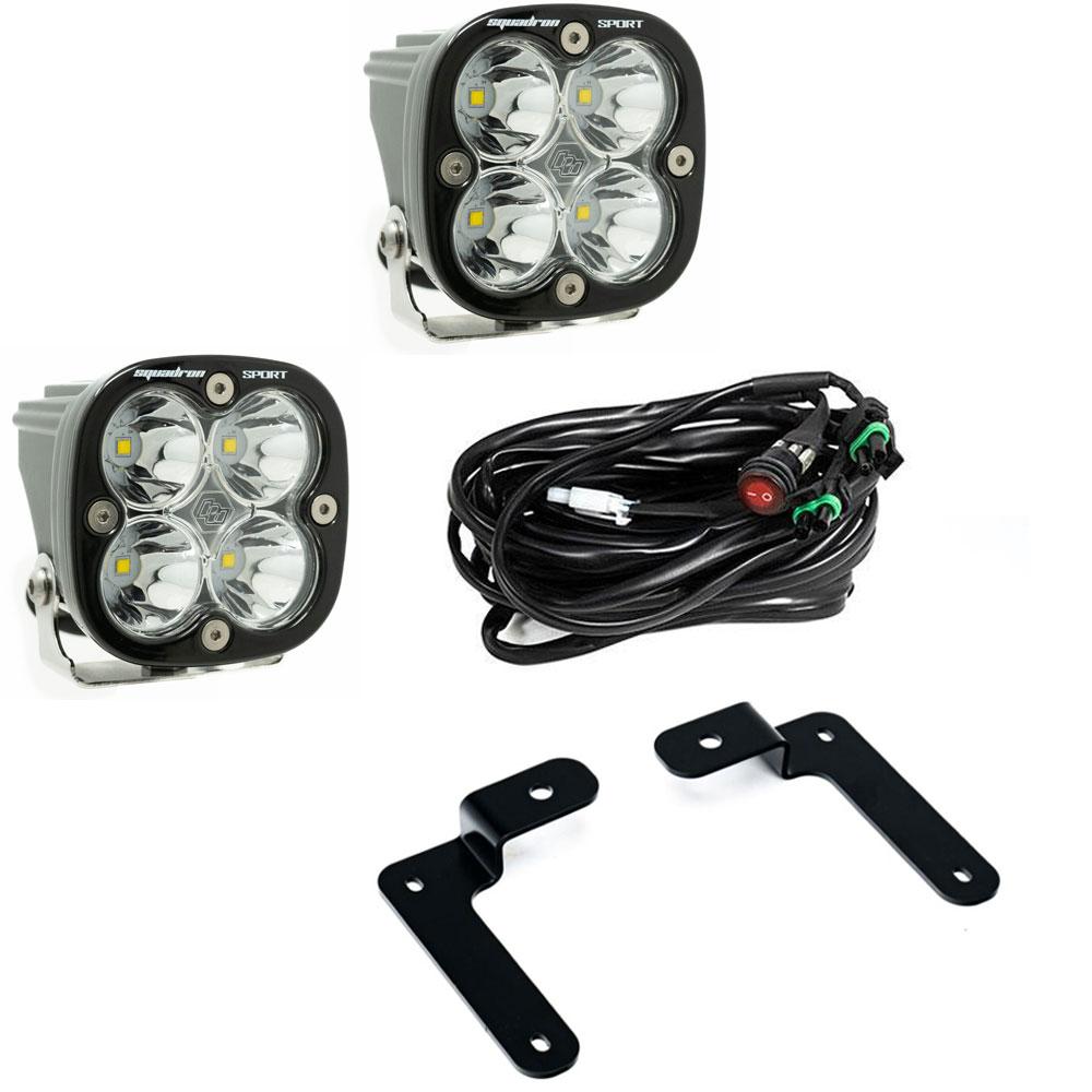 Jeep JL A-Pillar Light Kit 2018 Wrangler JL Pro Kit Baja Designs