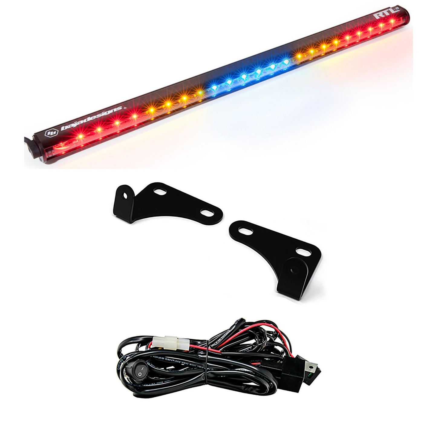 Polaris RZR 15-18 2 Seat 30 Inch RTL-S Rear Light Bar with Bracket Kit Baja Designs