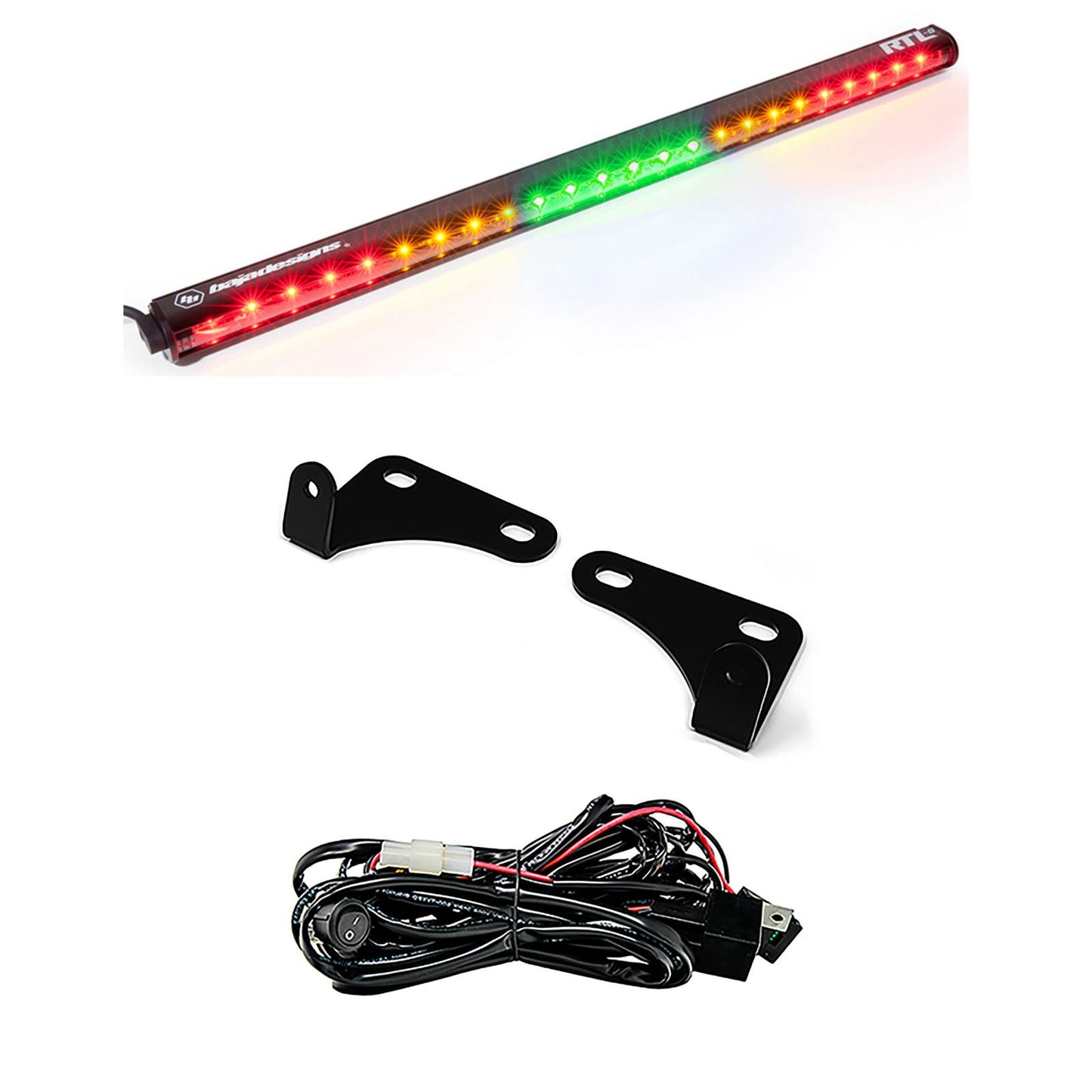 Polaris RZR 15-18 2 Seat 30 Inch RTL-S Rear Light Bar with Bracket Kit Baja Designs