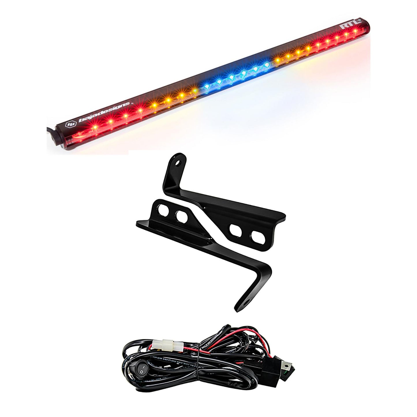 Polaris RZR 15-18 4 Seat 30 Inch RTL-S Rear Light Bar with Bracket Kit Baja Designs