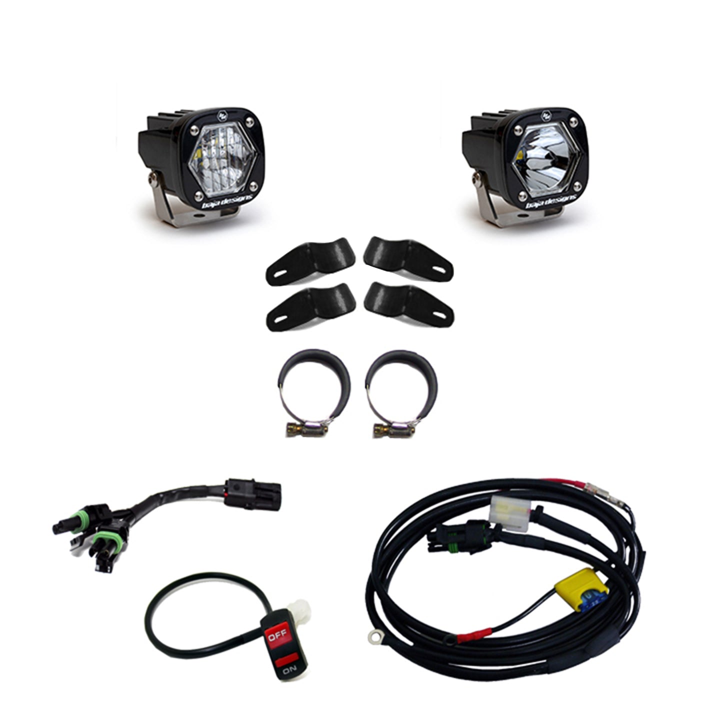 S1 Universal Moto Kit Spot Baja Designs