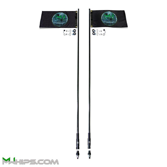 6FT DAY WHIP (EXTRA STRENGTH ROD) - PAIR - Mwhips