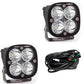 LED Light Pods Baja Amber Lens Spot Pair Squadron Racer Edition Baja Designs