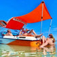7ft X 5ft - SXS/Boat Shade - GREY/SILVER - Mwhips