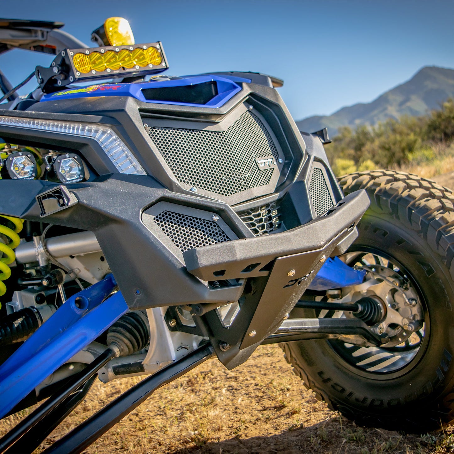 2017+ Can-Am X3 front grill replacement - black anodized