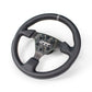 Round utv steering wheel in leather finish 
