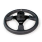 Round utv steering wheel in leather finish