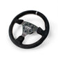 Round utv steering wheel in suede finish 