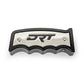 6061-T6 CNC machined aluminum shifter knob V2.0 by DRT, matte black anodized body with stainless trim
