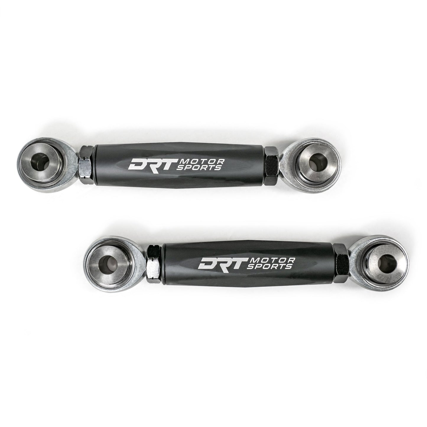 Powder coated link rods and stainless spacers for off-road use