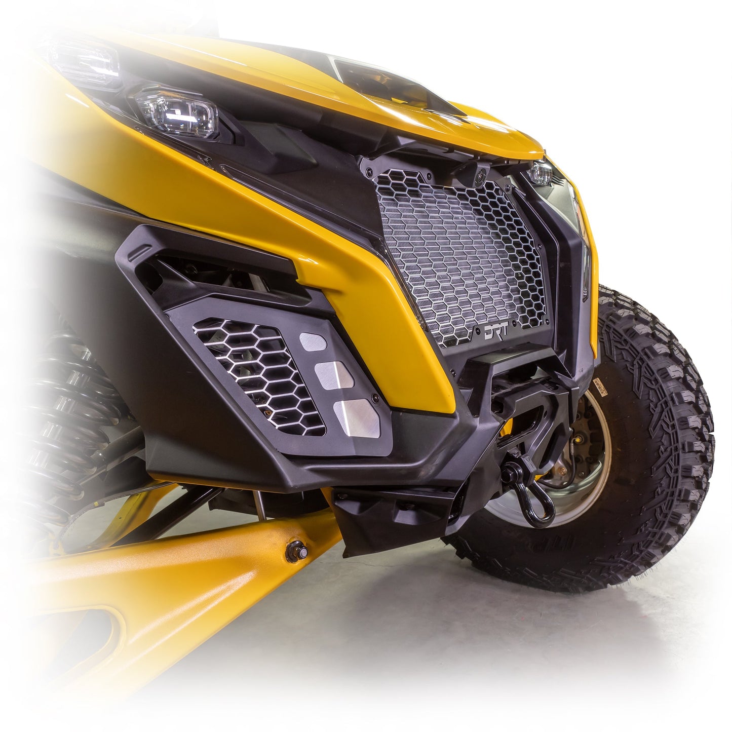 Maverick R front fascia aluminum grill kit, bolt-on installation, minor drilling required
