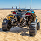 DRT Motorsports Straight Hex Bar Radius Rod Set, Black - Polaris Pro/Turbo R Platform