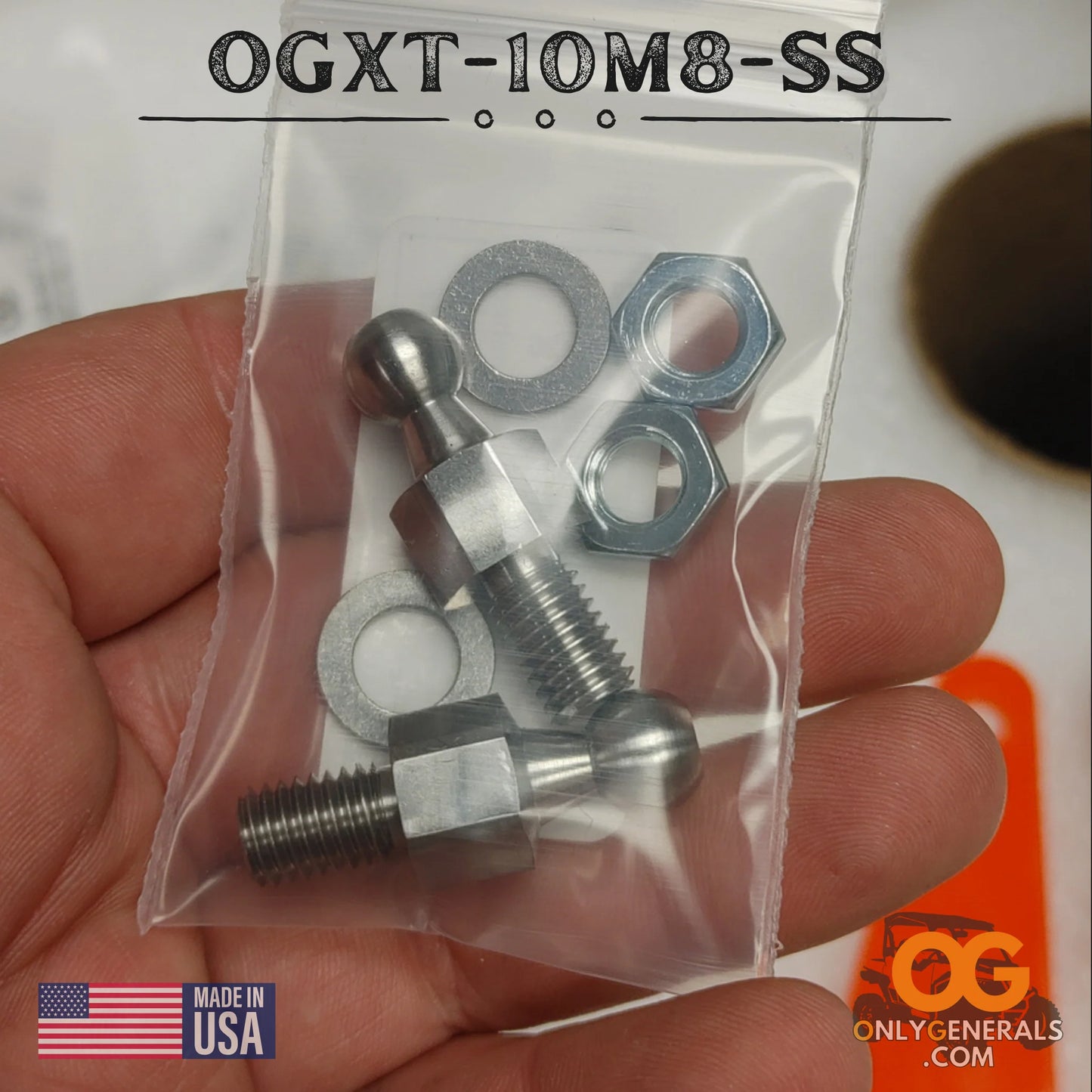 OG Extended Ball Stud Kit -(OGXT-10M8-SS)