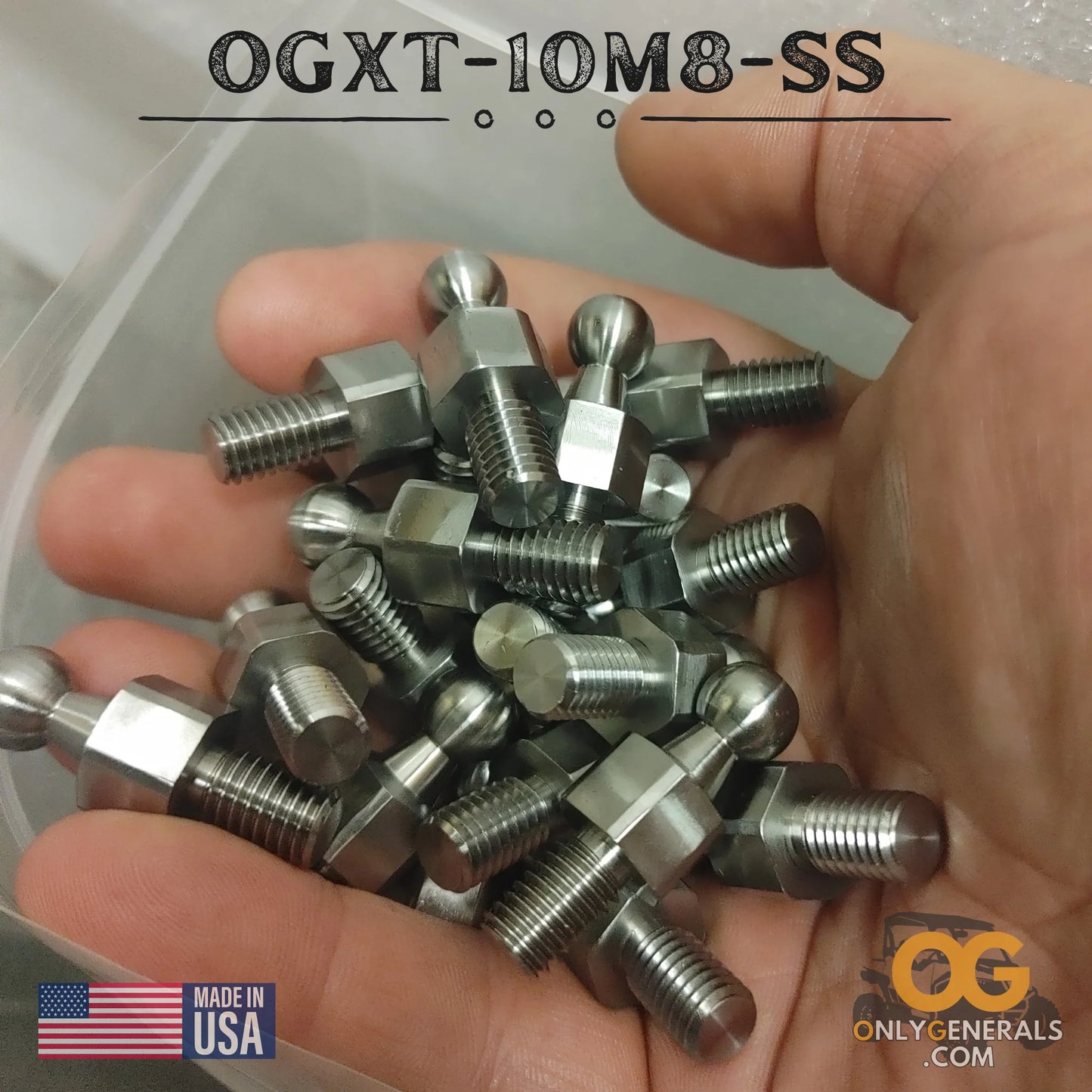 OG Extended Ball Stud Kit -(OGXT-10M8-SS)